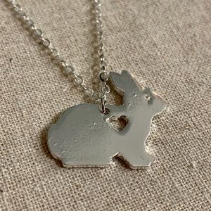 Silver Bunny Necklace